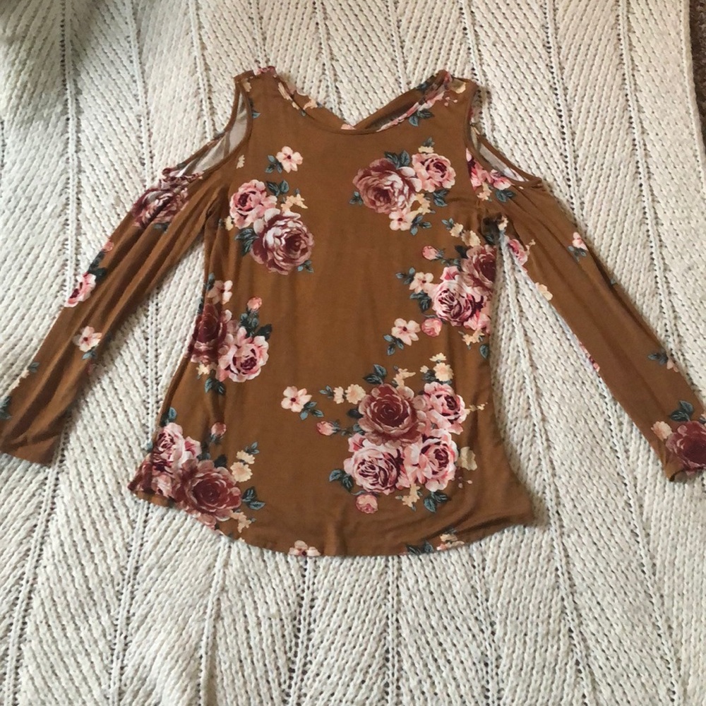 Floral long sleeve shirt